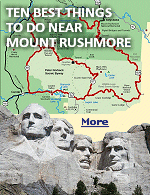 You can easily see Mount Rushmore in just a few hours, there�s not much to do at the memorial except hike a boardwalk trail and admire the sculpture from below. After you finish at Mt Rushmore you can spend the rest of your time exploring several fantastic nearby attractions.